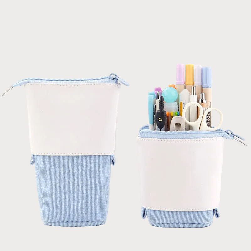 Creative Corduroy Retractable Pencil Case
