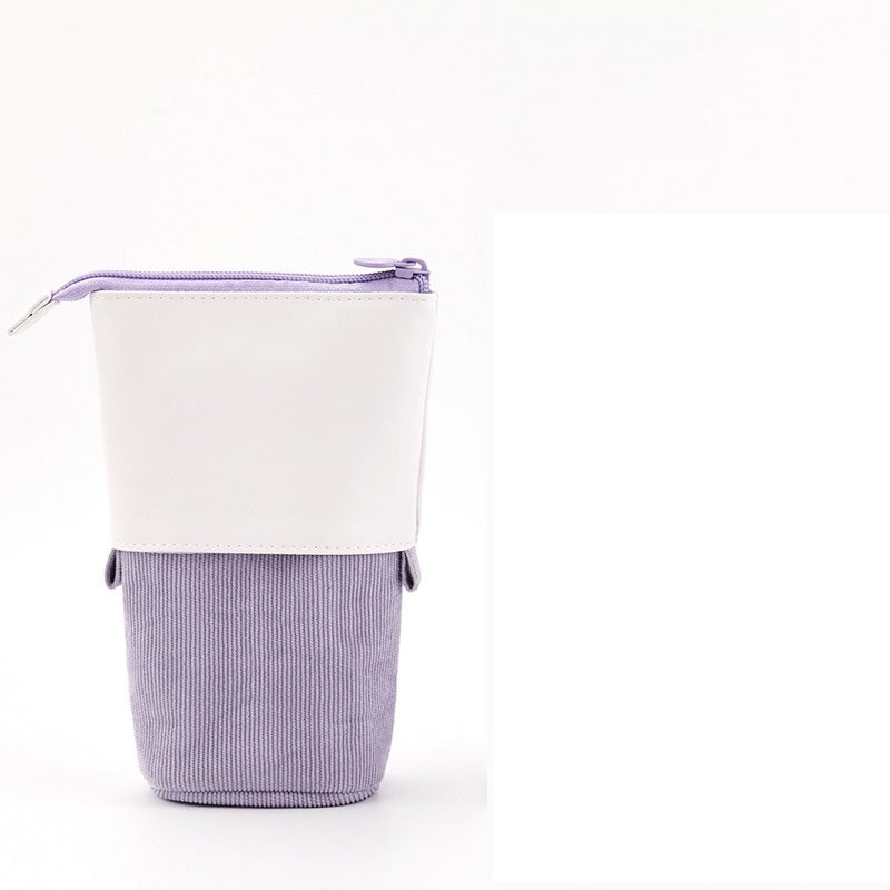 Creative Corduroy Retractable Pencil Case