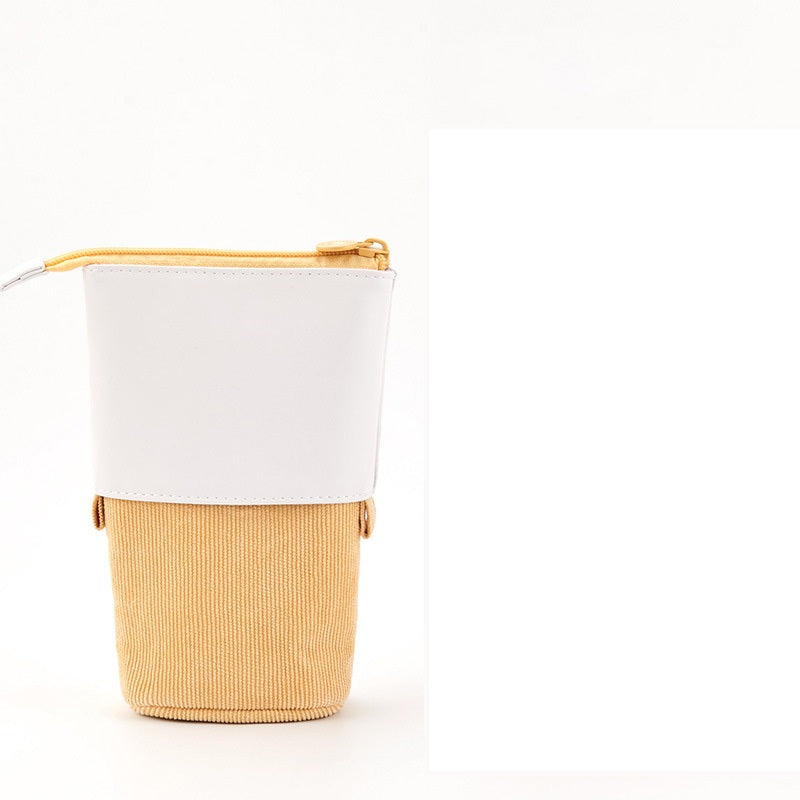 Creative Corduroy Retractable Pencil Case