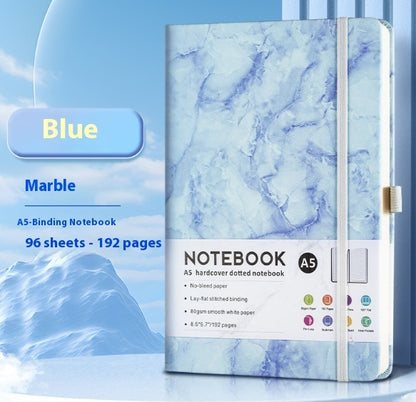 A5 Office Hand Skin Feeling Pu Leather Strap Diary