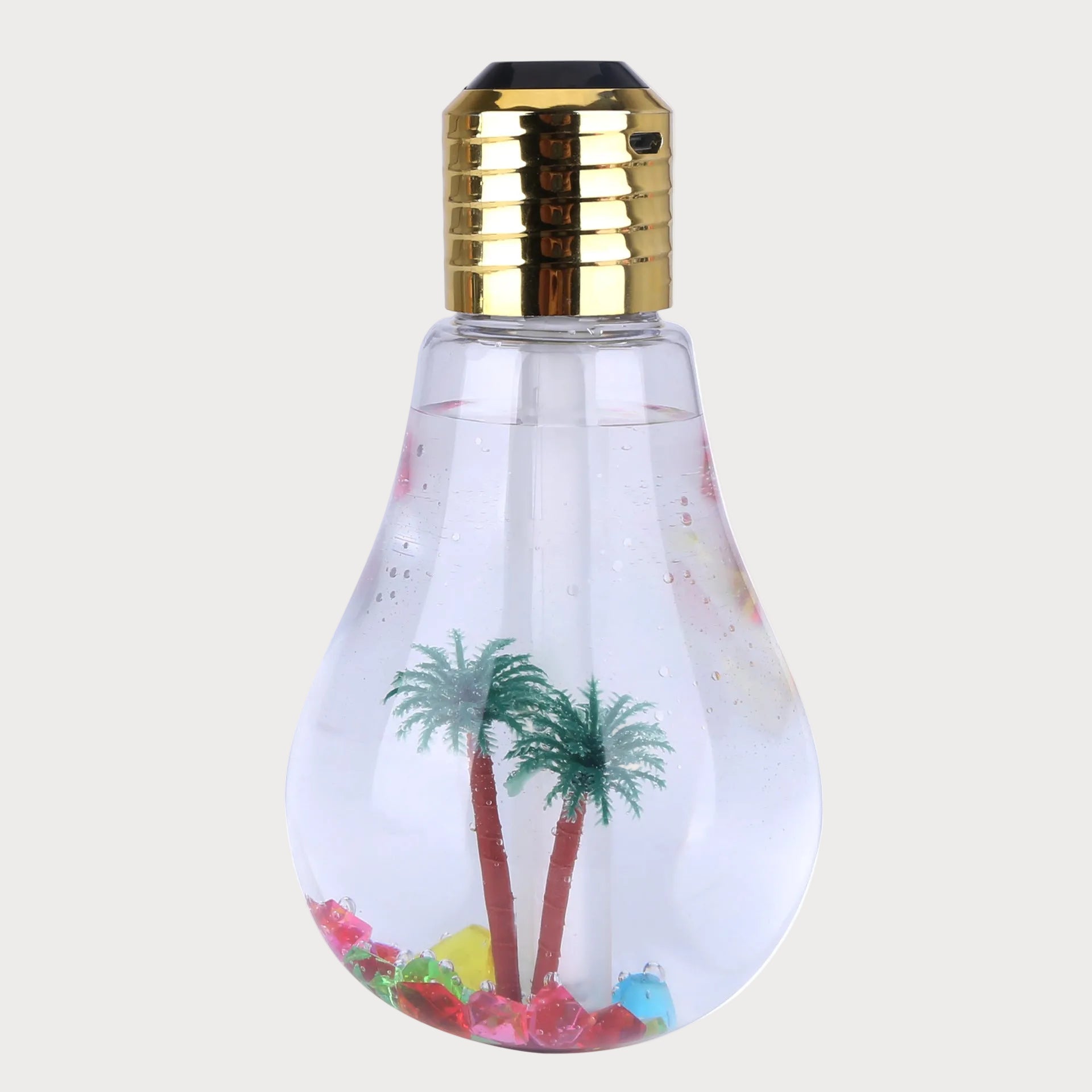 Colorful Light Bulb Humidifier Diffuser