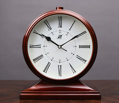 Fashionable Quartz Pendulum Desk Clock for Living Room