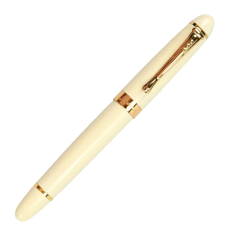Metal Water-Based Ballpoint Pen and Marble Fountain Pen