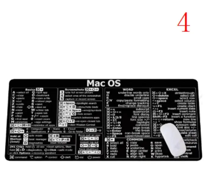 Excel Shortcut Key Mouse Pad