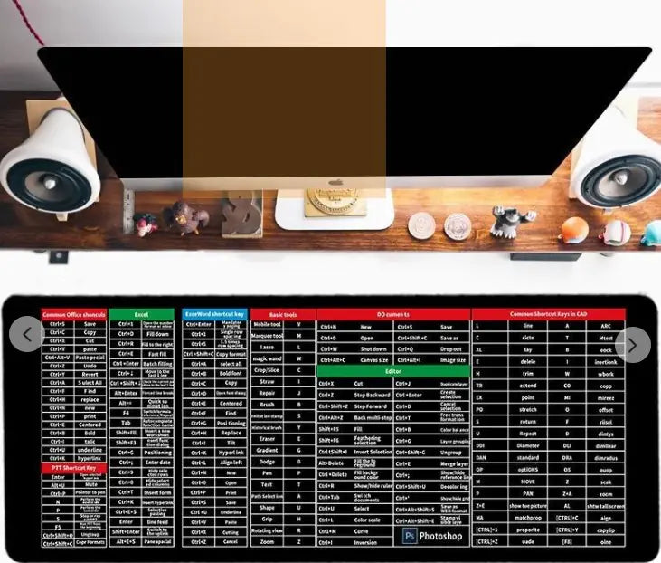 Excel Shortcut Key Mouse Pad