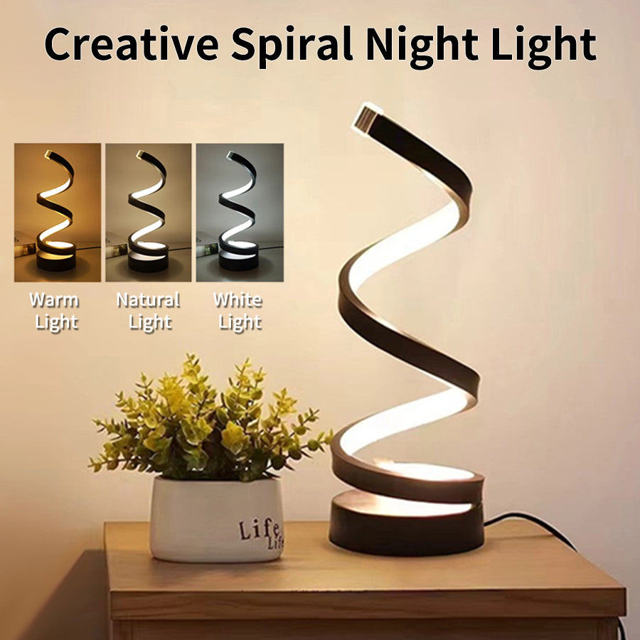 Creative Spiral LED Table Lamp