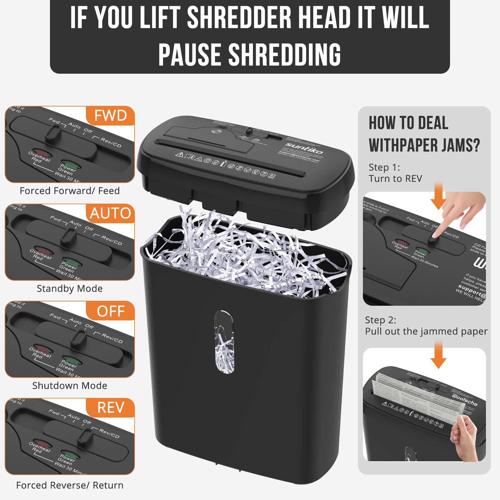 10-Sheet Paper Shredder P-2 Security